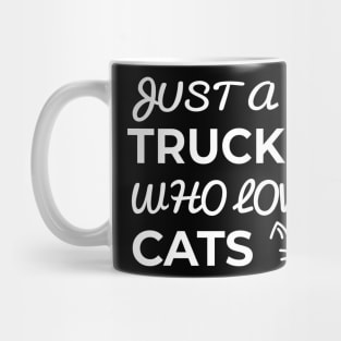 trucker cat Mug